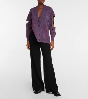 Deconstructed virgin wool cardigan | Christopher Kane
