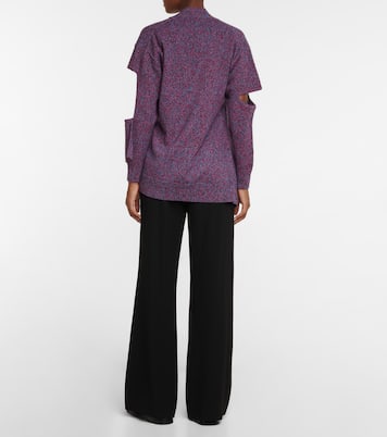 Deconstructed virgin wool cardigan | Christopher Kane