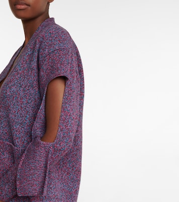 Deconstructed virgin wool cardigan | Christopher Kane