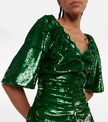 Top mit Pailletten | Ganni