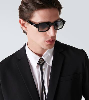 Lunettes de soleil carrées en acétate | Prada