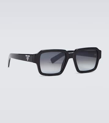 Lunettes de soleil carrées en acétate | Prada