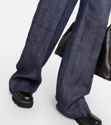 High-Rise-Hose aus Leinen | Gabriela Hearst