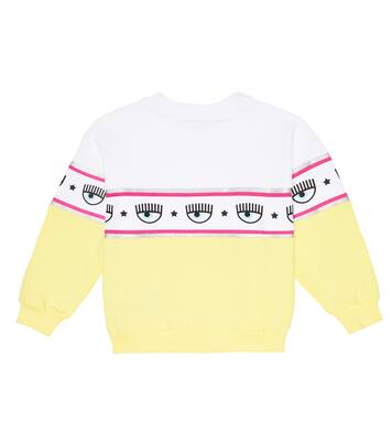 x Chiara Ferragni eye-motif jersey sweatshirt | Monnalisa