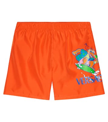 Printed swim trunks | Versace Kids