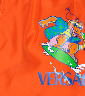 Printed swim trunks | Versace Kids