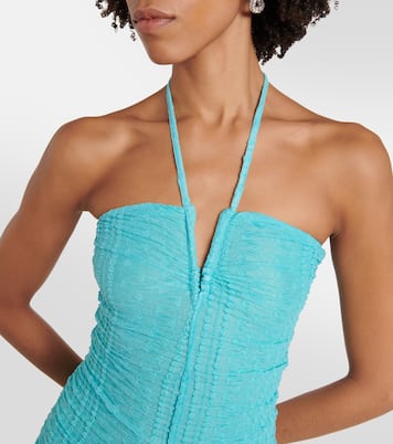 Robe midi en dentelle | Ganni