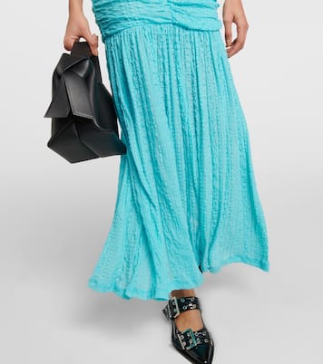 Robe midi en dentelle | Ganni