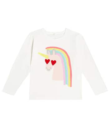 Printed cotton jersey T-shirt | Stella McCartney Kids