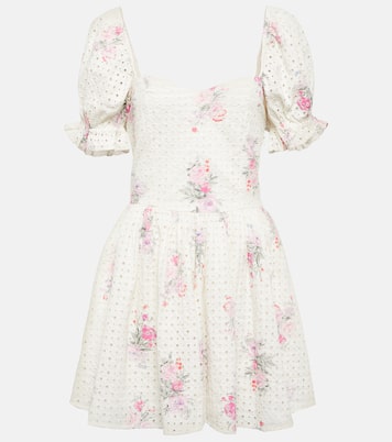 Robe Altima en coton à fleurs | LoveShackFancy