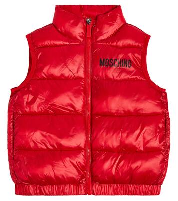 Logo quilted gilet | Moschino Kids