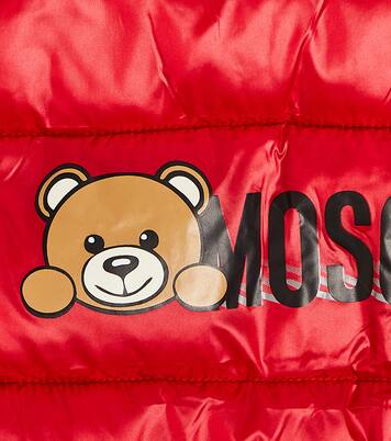 Logo quilted gilet | Moschino Kids