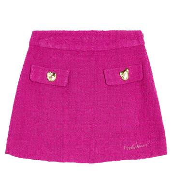 Wool-blend bouclé skirt | Moschino Kids