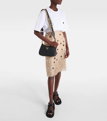 Schultertasche Small aus Leder | Prada