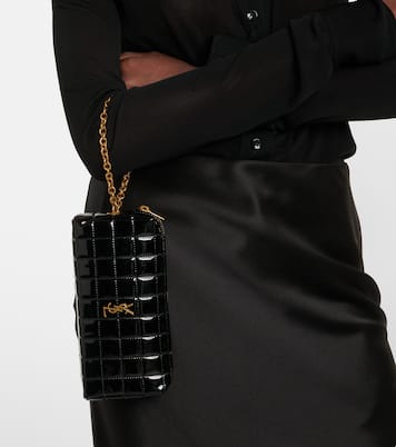 Cassandre matelassé pouch with strap | Saint Laurent