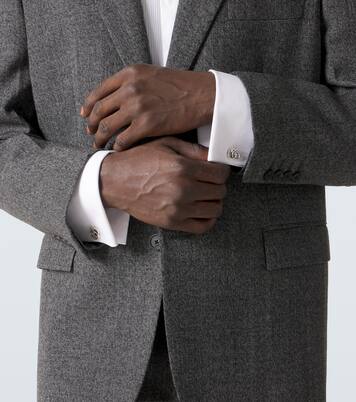 GG sterling silver cufflinks | Gucci