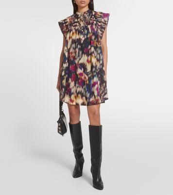 Robe Leaza imprimée en coton | Marant Etoile