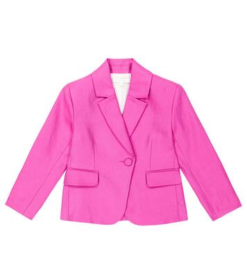 Linen and cotton suit jacket | Chloé Kids