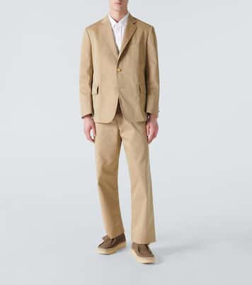 x Brooks Brothers gabardine blazer | Junya Watanabe