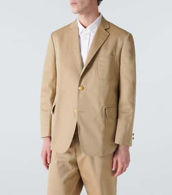 x Brooks Brothers gabardine blazer | Junya Watanabe
