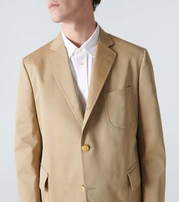 x Brooks Brothers gabardine blazer | Junya Watanabe