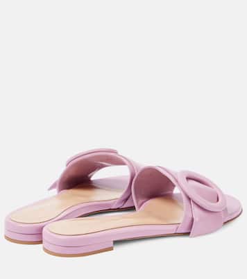 Pantoletten aus Leder | Gianvito Rossi