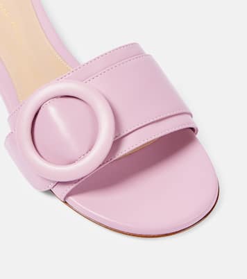 Pantoletten aus Leder | Gianvito Rossi