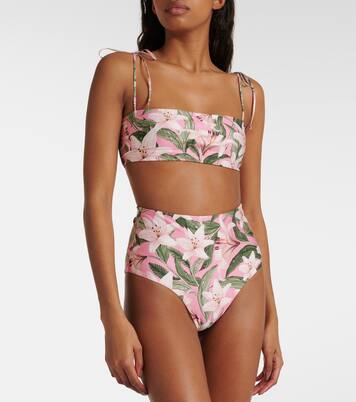 Haut de bikini Primavera à fleurs | Agua by Agua Bendita