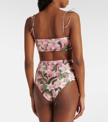 Haut de bikini Primavera à fleurs | Agua by Agua Bendita