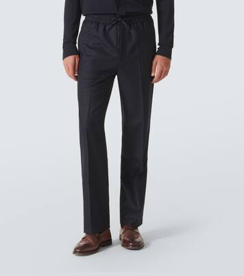 بنطلون من صوف التويل بقصّة مستقيمة Asolo | Brioni