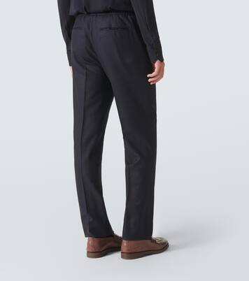 بنطلون من صوف التويل بقصّة مستقيمة Asolo | Brioni