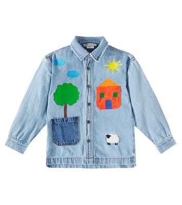 Printed denim shirt | Stella McCartney Kids
