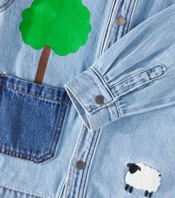 Printed denim shirt | Stella McCartney Kids