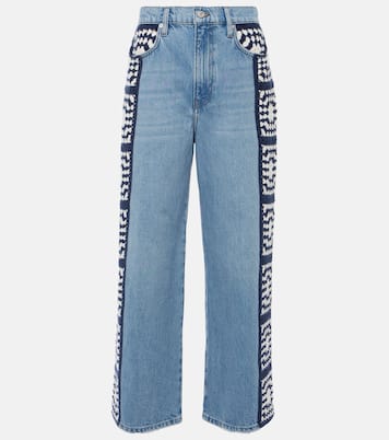 Straight Jeans Le Jane Crop Crochet | Frame