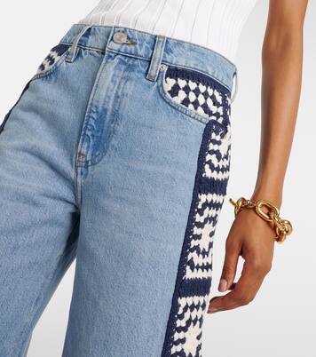Straight Jeans Le Jane Crop Crochet | Frame