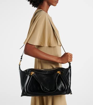 Paraty 24 Medium leather shoulder bag | Chloé
