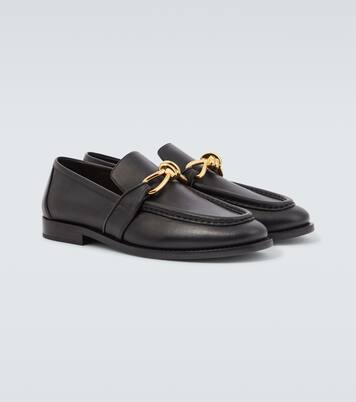 Astaire Knot leather loafers | Bottega Veneta