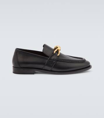 Astaire Knot leather loafers | Bottega Veneta