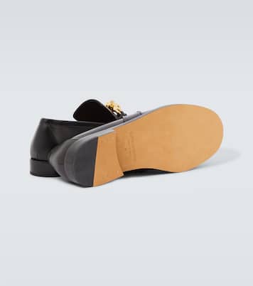 Astaire Knot leather loafers | Bottega Veneta