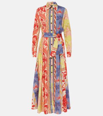 Robe chemise imprimée en coton mélangé | Etro