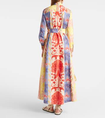 Robe chemise imprimée en coton mélangé | Etro