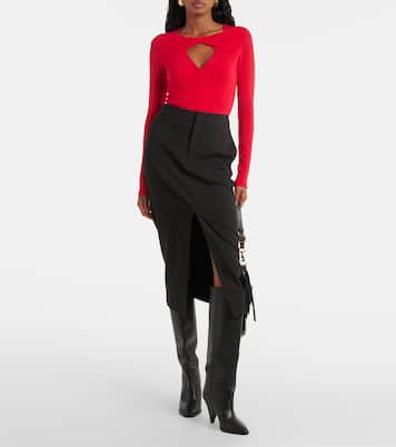 Vandalia gathered jersey top | Isabel Marant