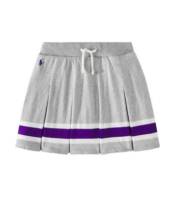 Pleated cotton skirt | Polo Ralph Lauren Kids