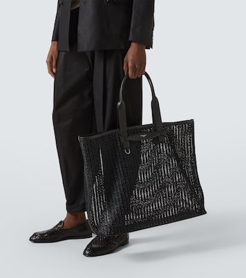 Adamo编织皮革边饰购物包 | Dolce&Gabbana