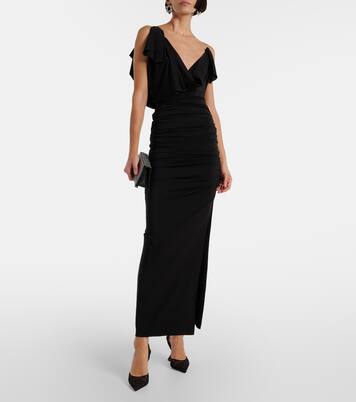 Holli 95 lace slingback pumps | Amina Muaddi