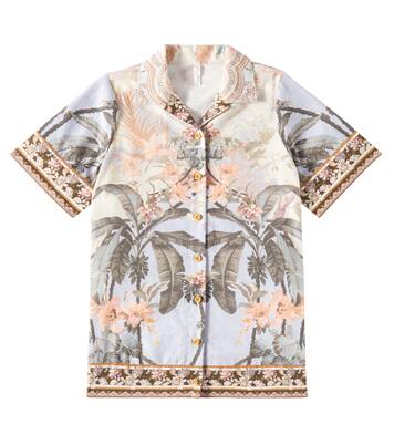 Wylie floral cotton dress | Zimmermann Kids