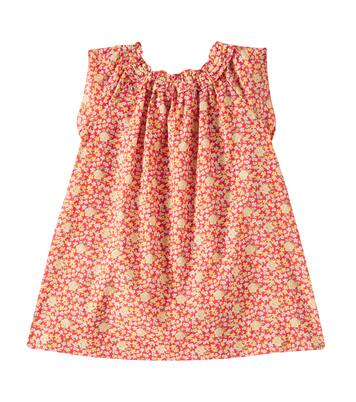 Goldina ruffled cotton dress | Bonpoint