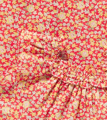 Goldina ruffled cotton dress | Bonpoint