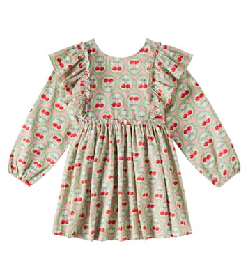 Evia bow-detail printed cotton dress | Konges Sløjd