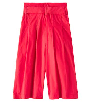 Cotton poplin pants | Monnalisa